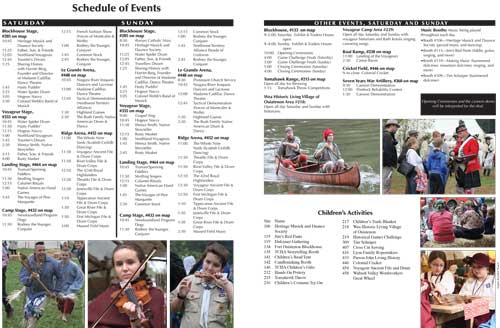 2017 Schedule of Events